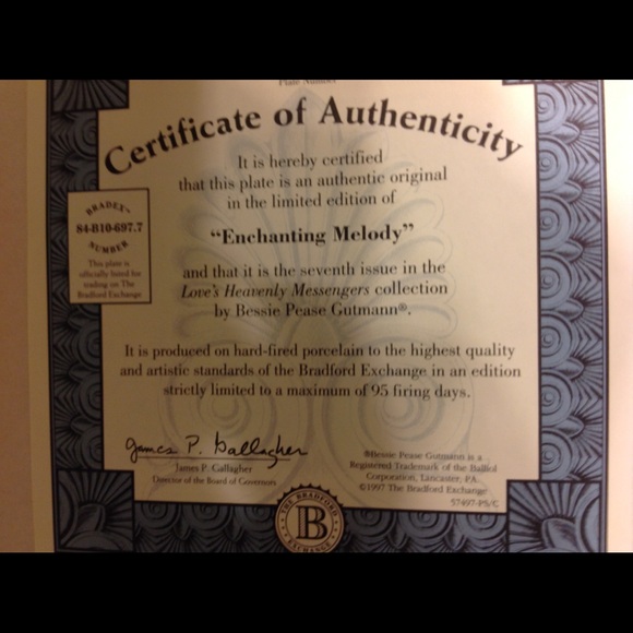 Bradford Exchange limited edition plate NWOT - Picture 3 of 3